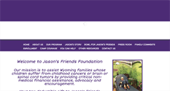 Desktop Screenshot of jasonsfriends.org