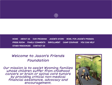 Tablet Screenshot of jasonsfriends.org